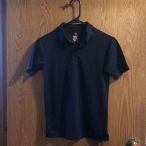 Boys Dockers Navy Blue Dri-Fit Polo Tee 10/12